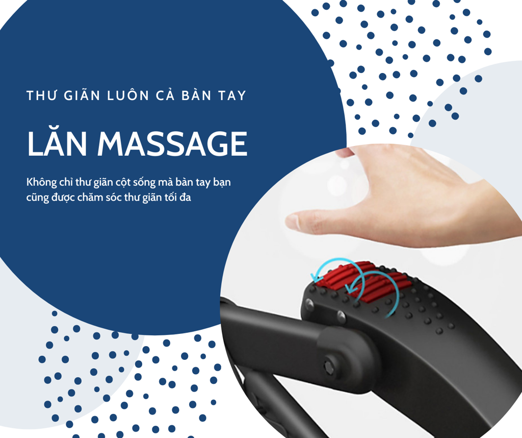 Ghế Xếp Massage Tay Kachi MK234 Khung Thép Cao Cấp - eshop 09