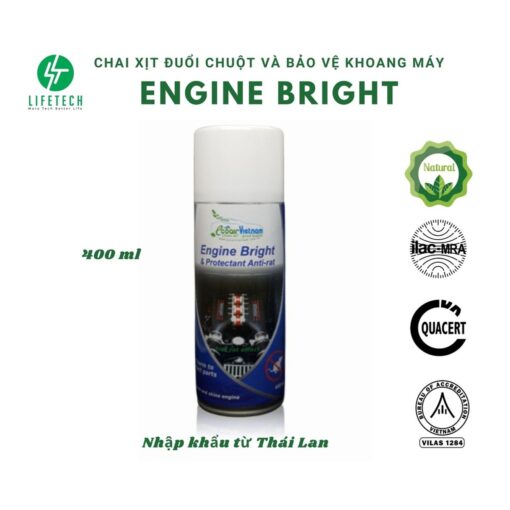 Xịt chống chuột và làm sạch động cơ ô tô 3in1 Engine Bright - hinh 01