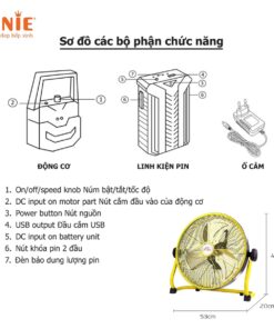 Quạt Sàn Tích Điện Unie UE880 - hinh 08