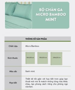 Bộ ga chun chần Mint MB2301MT - hinh 03