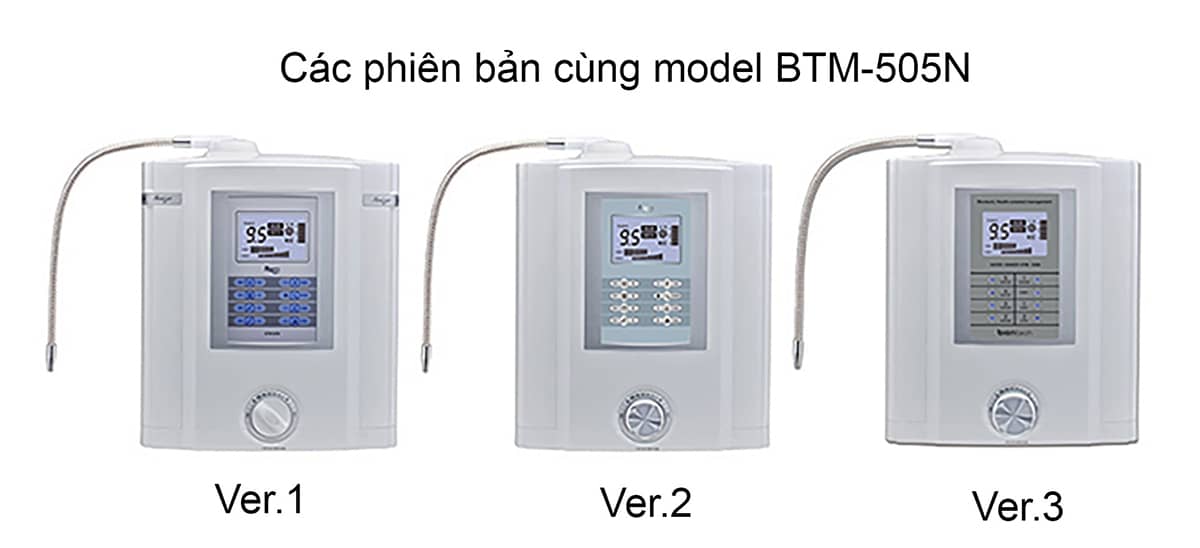 Máy tạo nước Pi Biontech BTM-505N version full 1,2,3